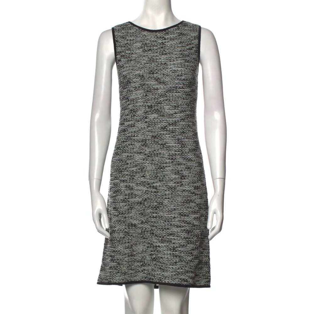 St. John Bateau Neckline Mini Dress